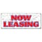 Signmission NOW LEASING BANNER SIGN for lease rent office retail space apartment apt B-Now Leasing - alternate 1